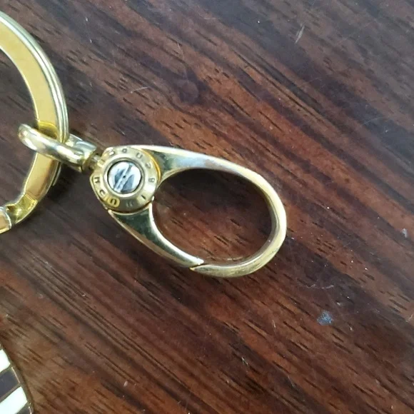 Henri Bendel striped Speedy satchel key fob - Picture 4 of 9